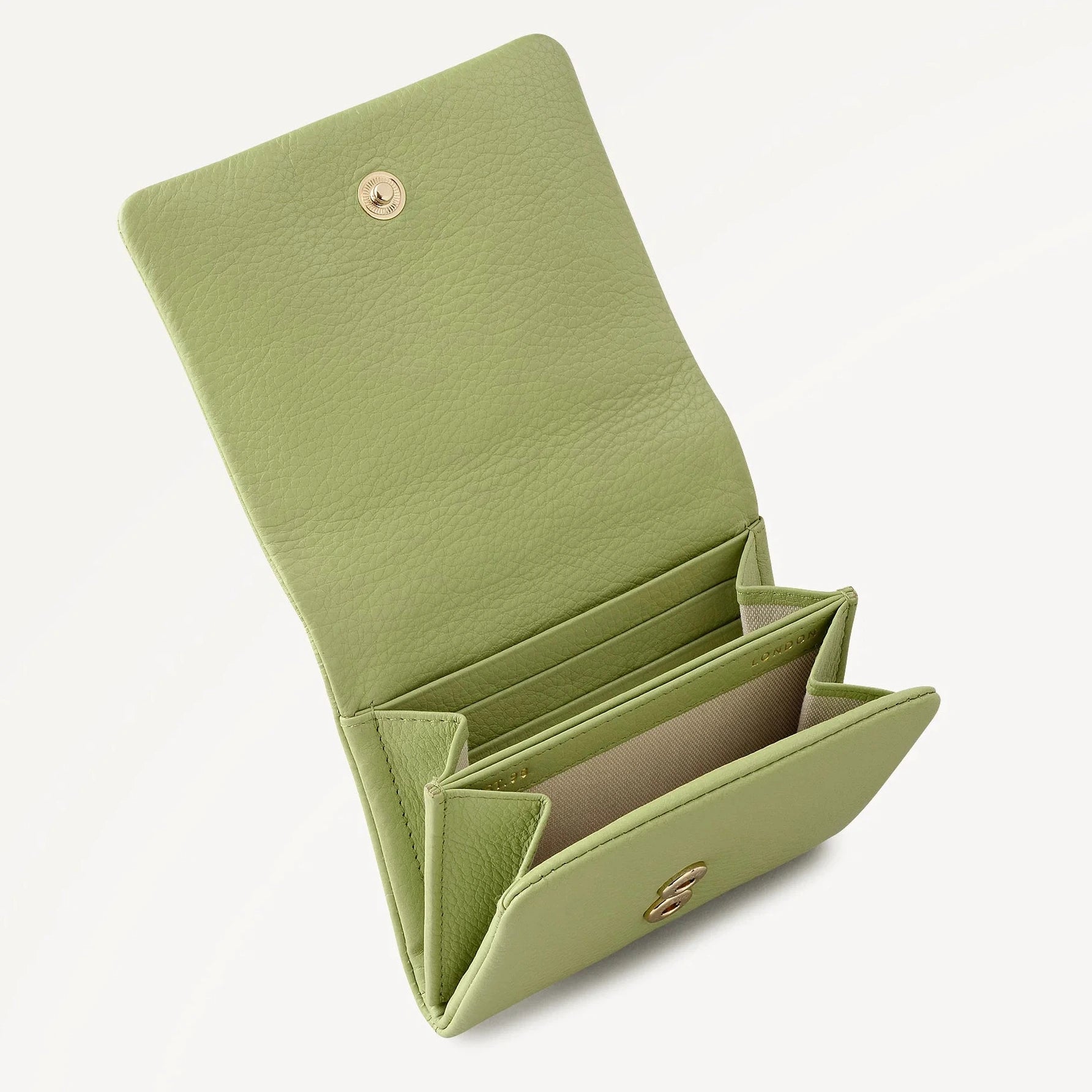 Radley Mallow Street - Medium Bifold Purse - Apple Green Leather (NWT)