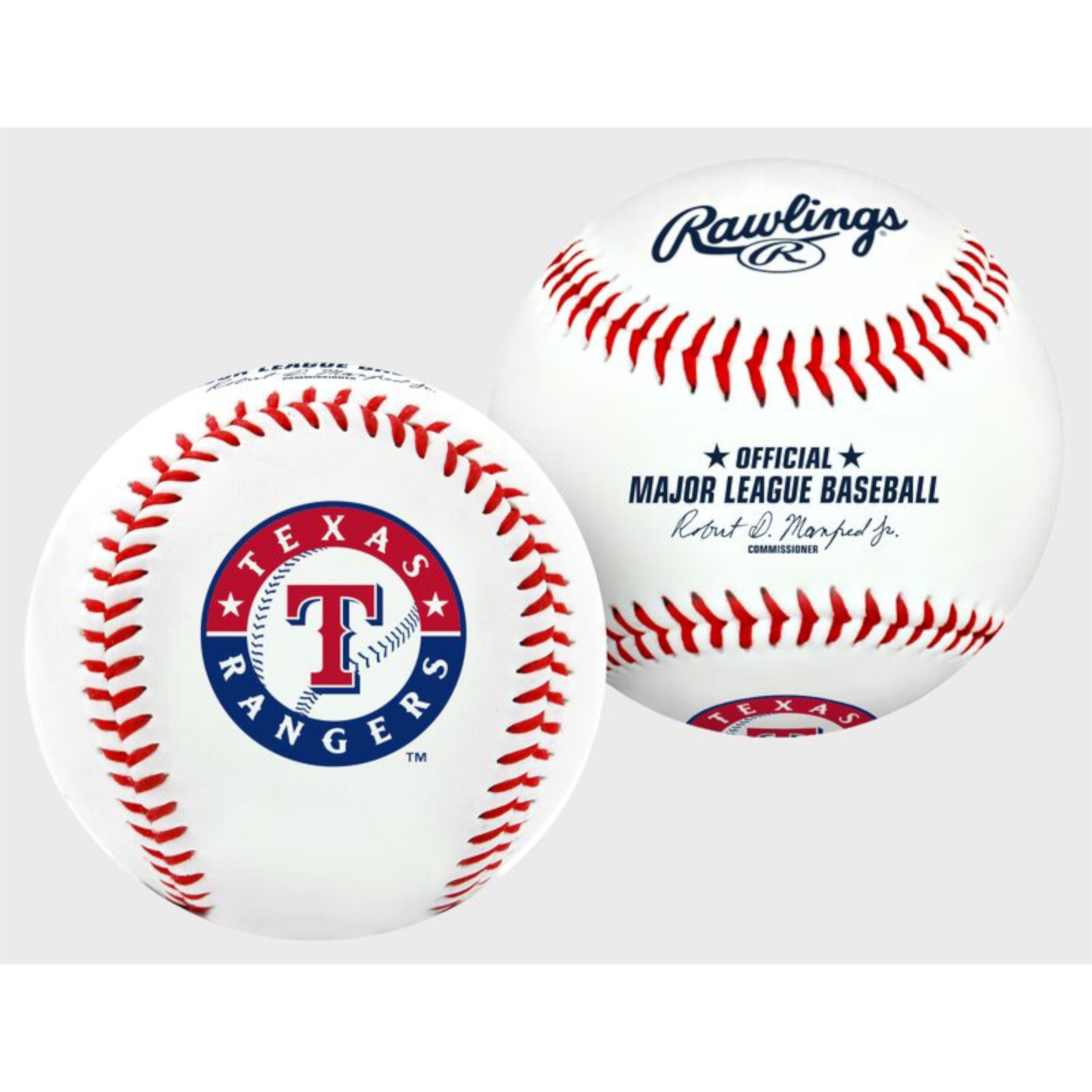 Rawlings MLB - Texas Rangers Baseball - Team Logo Official Merchandise (New)