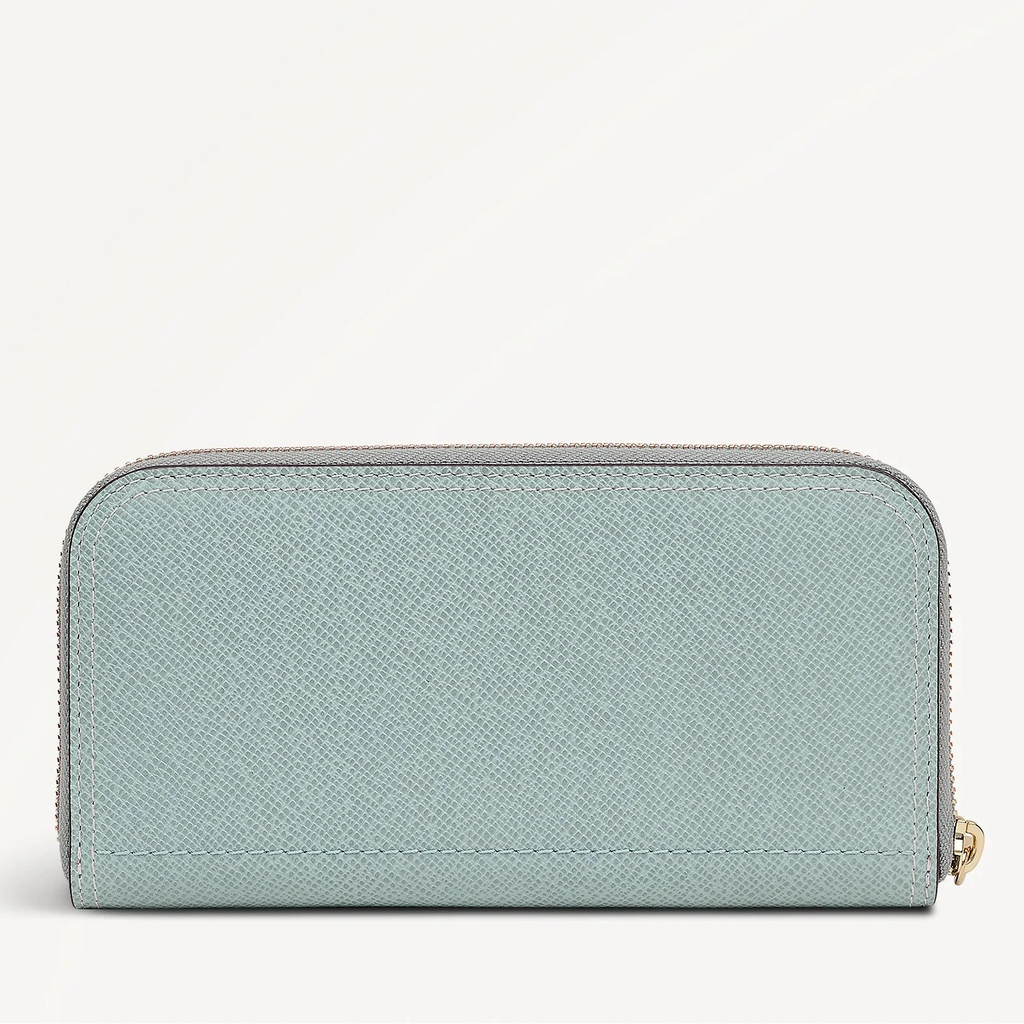 Radley Bramwell Lane - Large Zip Around Purse - Green Water (New With Tags)