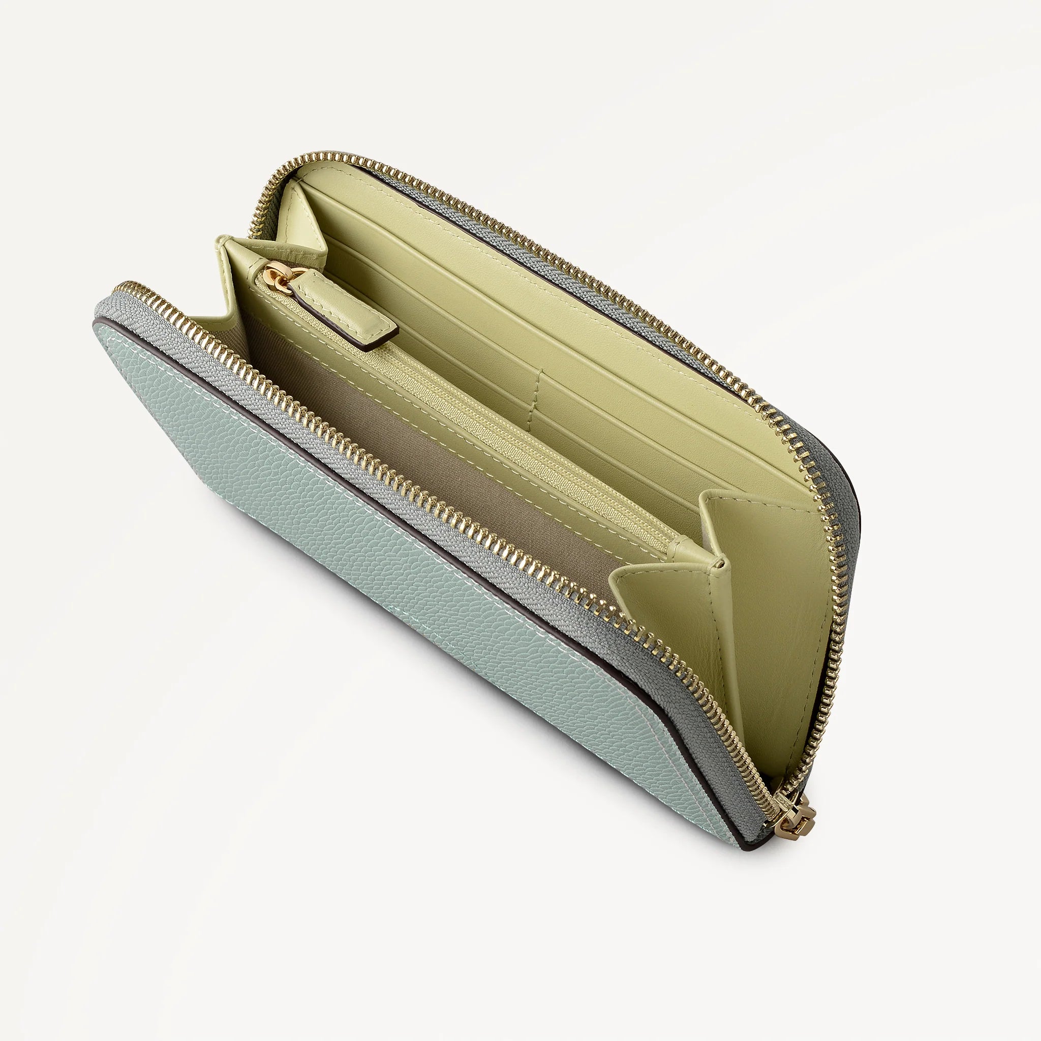 Radley Bramwell Lane - Large Zip Around Purse - Green Water (New With Tags)