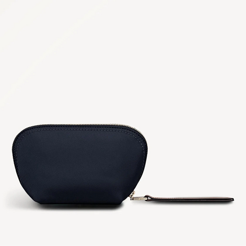 Radley Bramwell Lane - Medium Fabric Cosmetic Pouch - Ink Blue (New)