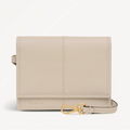 Radley Chilton Grove - Medium Flapover Purse - Beige Leather (NWT)