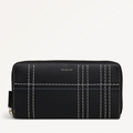 Radley Calvert Way - Large Zip Around Purse - Black Grain Leather (NWT)