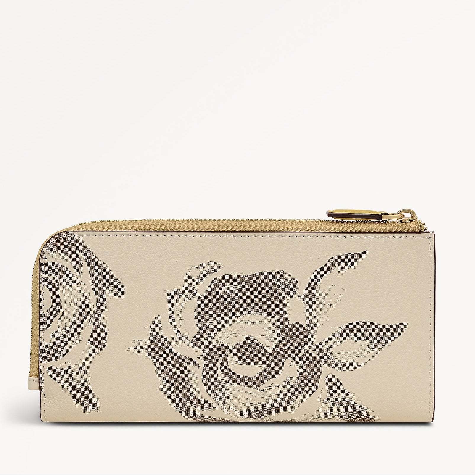 Radley Chilworth Street - Large Floral Zip Around Purse - Salt (NWT)