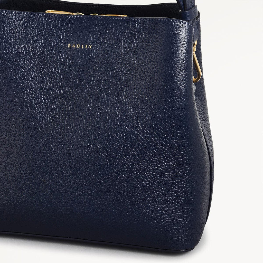 Radley Duke's Place - Medium Compartment Cross Body Bag - Evenfall Blue (NWT)