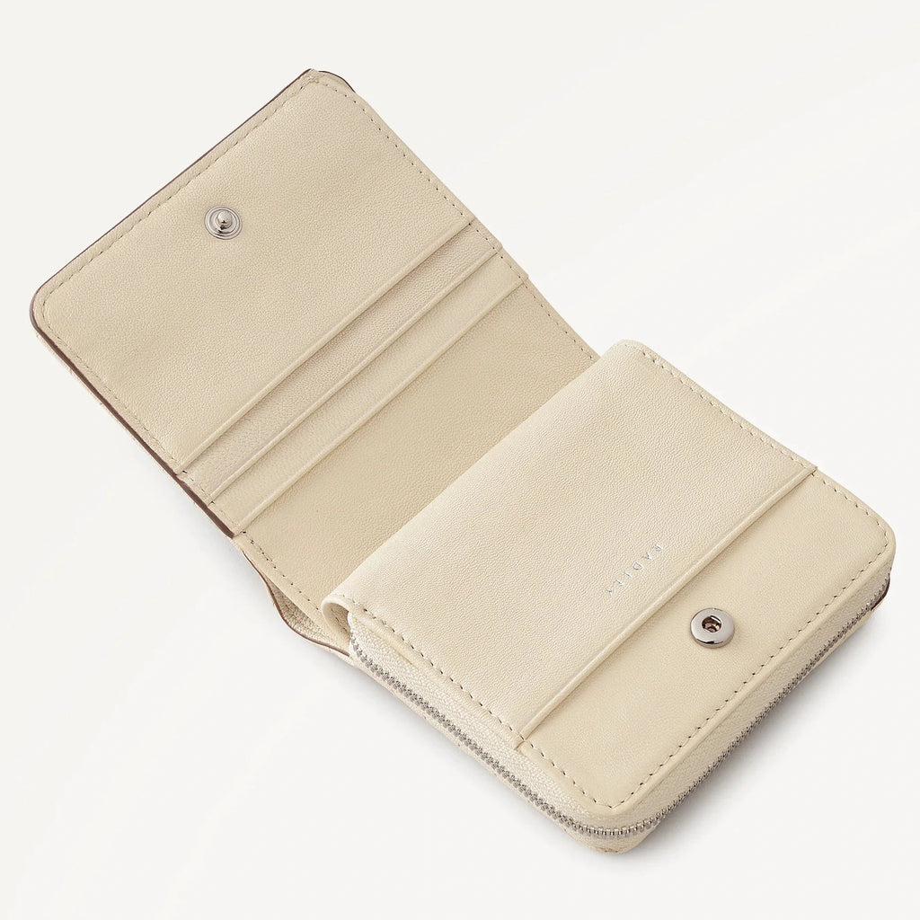 Radley Dukes Place - Medium Quilted Zip Around Purse - Salt Leather (NWT)