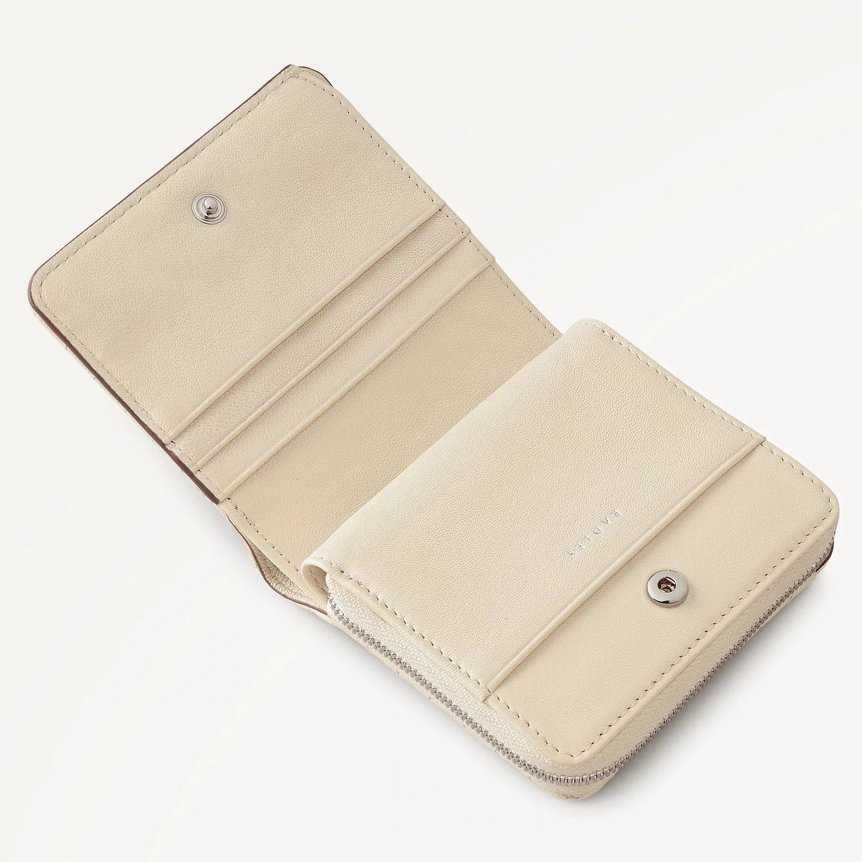 Radley Dukes Place - Medium Quilted Zip Around Purse - Salt Leather (NWT)