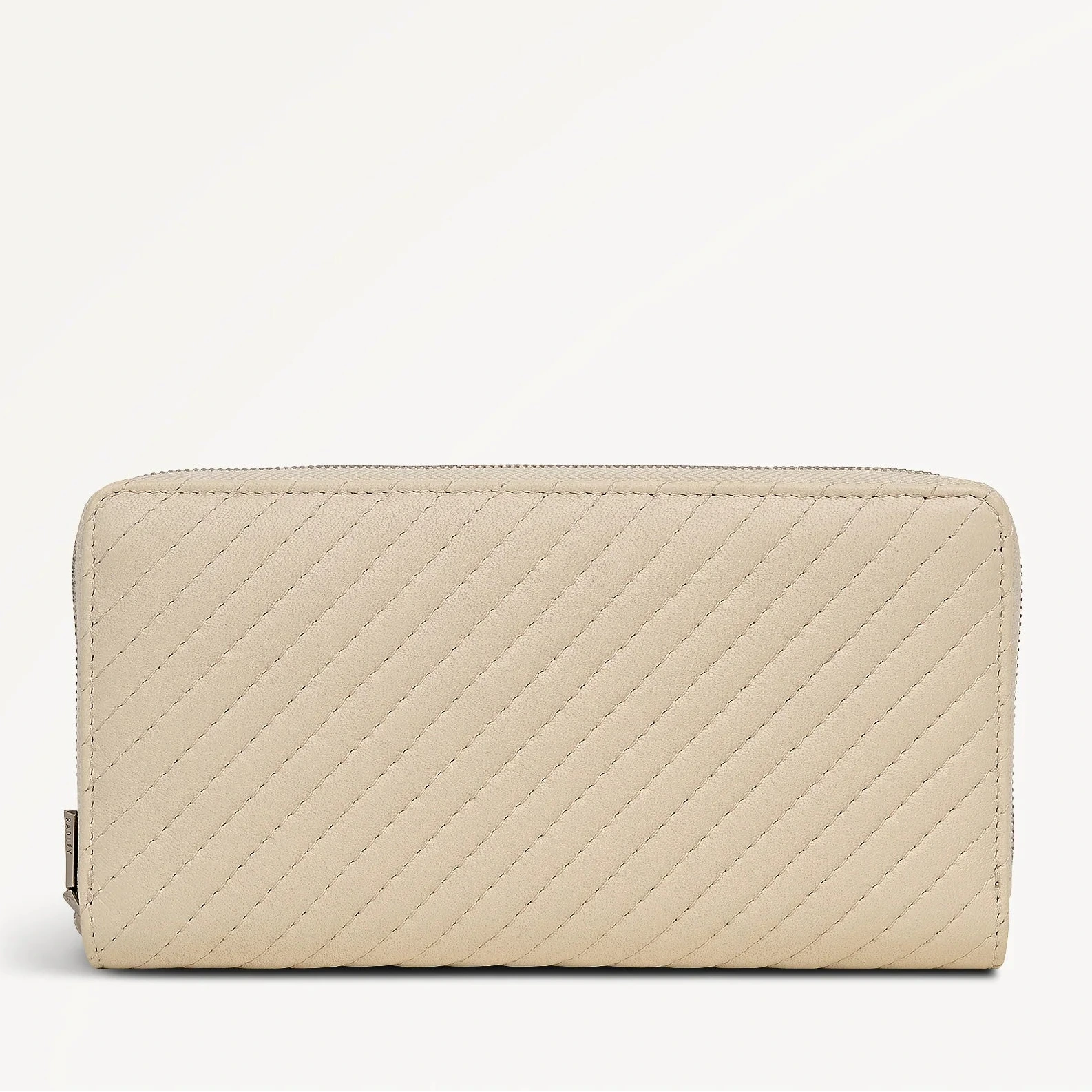 Radley Dukes Place - Large Quilted Zip Around Wallet - Salt (NWT)