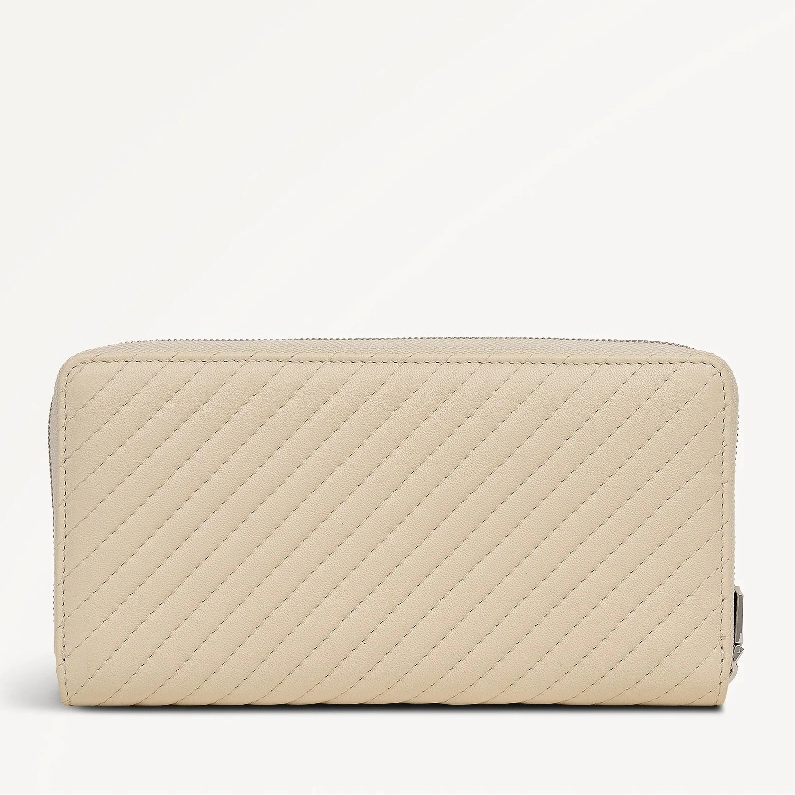 Radley Dukes Place - Large Quilted Zip Around Wallet - Salt (NWT)