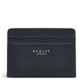 Radley - Duke's Place - Small Black Grain Leather Cardholder (NWT)