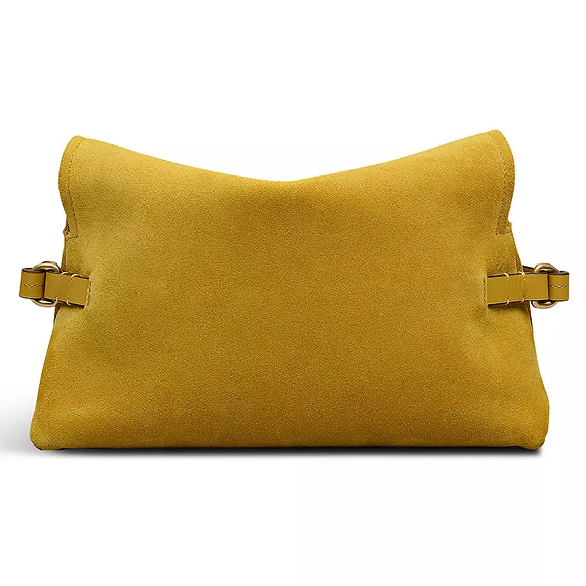 Radley Fleet Street - Medium Flapover Clutch Bag - Ochre Suede Leather (NWT)