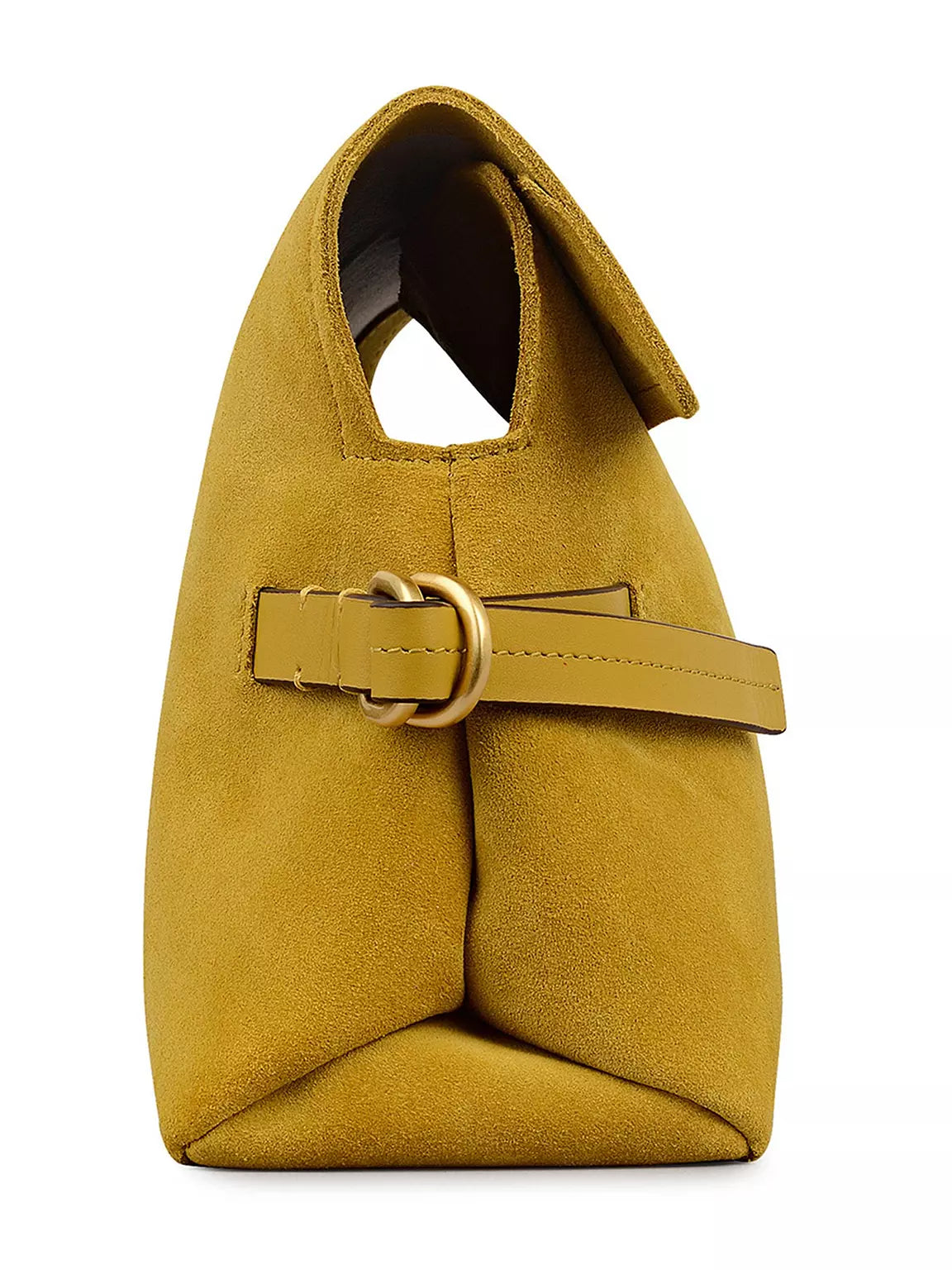 Radley Fleet Street - Medium Flapover Clutch Bag - Ochre Suede Leather (NWT)