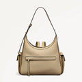 Radley The Fitzrovia - Small Ziptop Backpack - Stone Grain Leather (NWT)