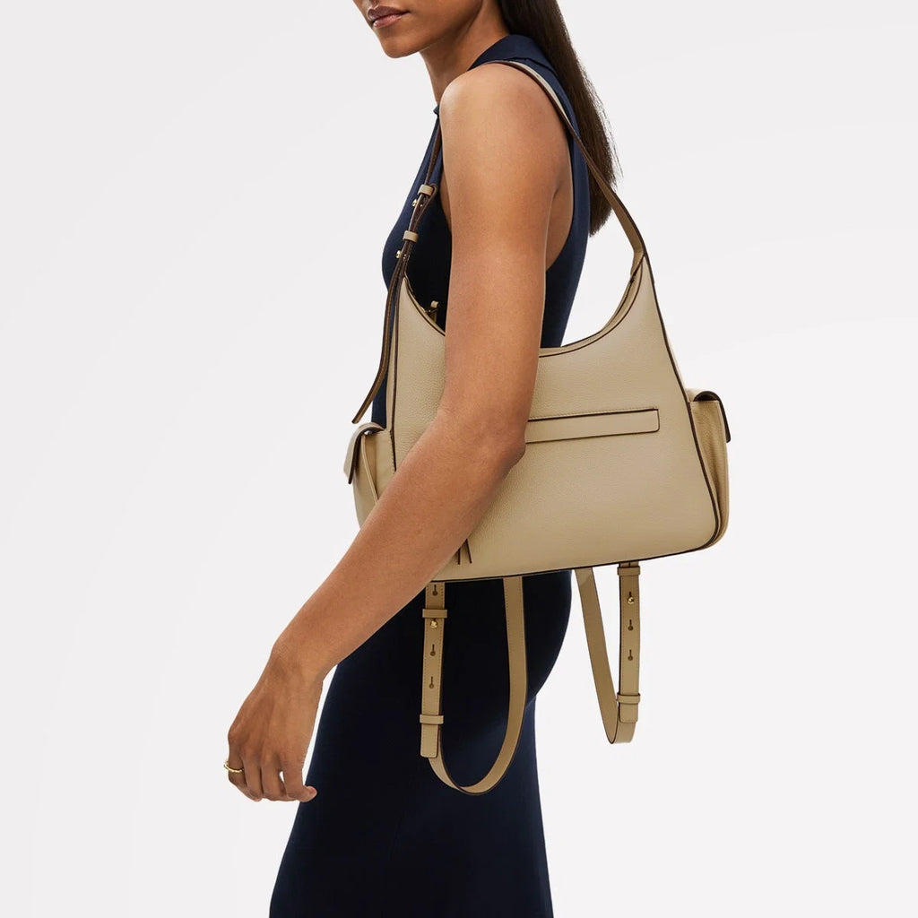 Radley The Fitzrovia - Small Ziptop Backpack - Stone Grain Leather (NWT)