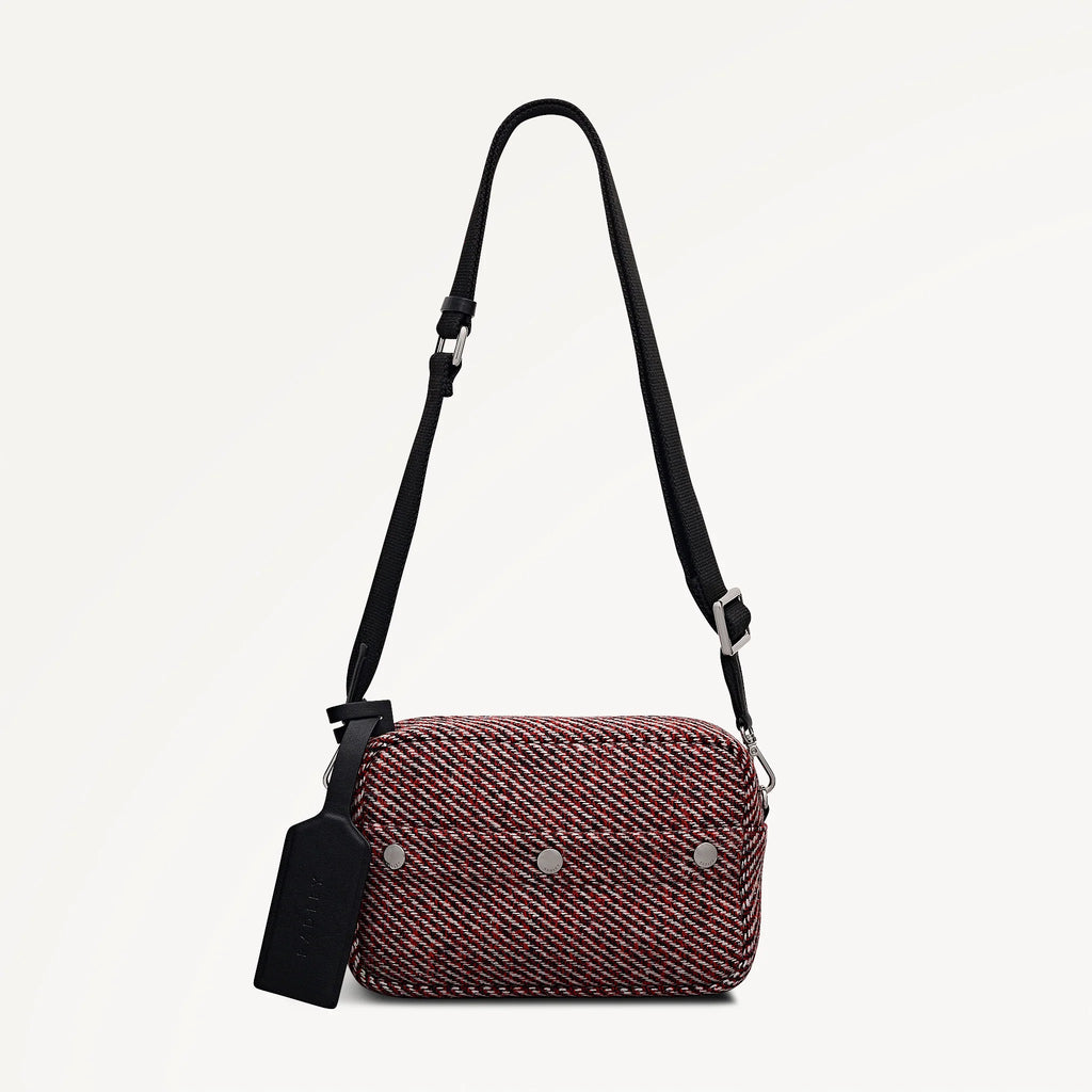 Radley Hadleigh Place - Small Ziptop Cross Body Bag - Dark Cherry Woven (NWT)