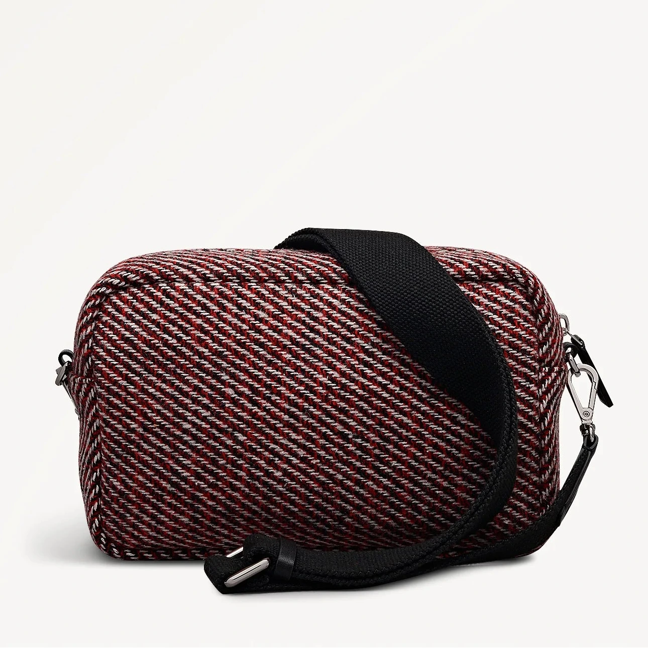 Radley Hadleigh Place - Small Ziptop Cross Body Bag - Dark Cherry Woven (NWT)