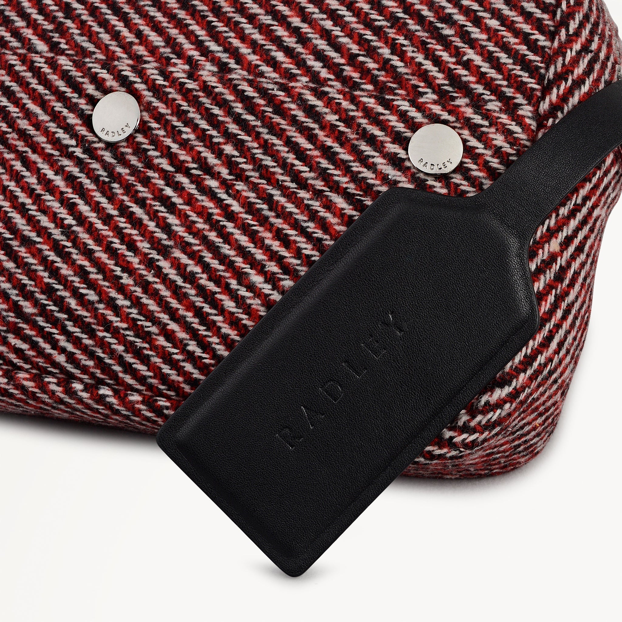Radley Hadleigh Place - Small Ziptop Cross Body Bag - Dark Cherry Woven (NWT)