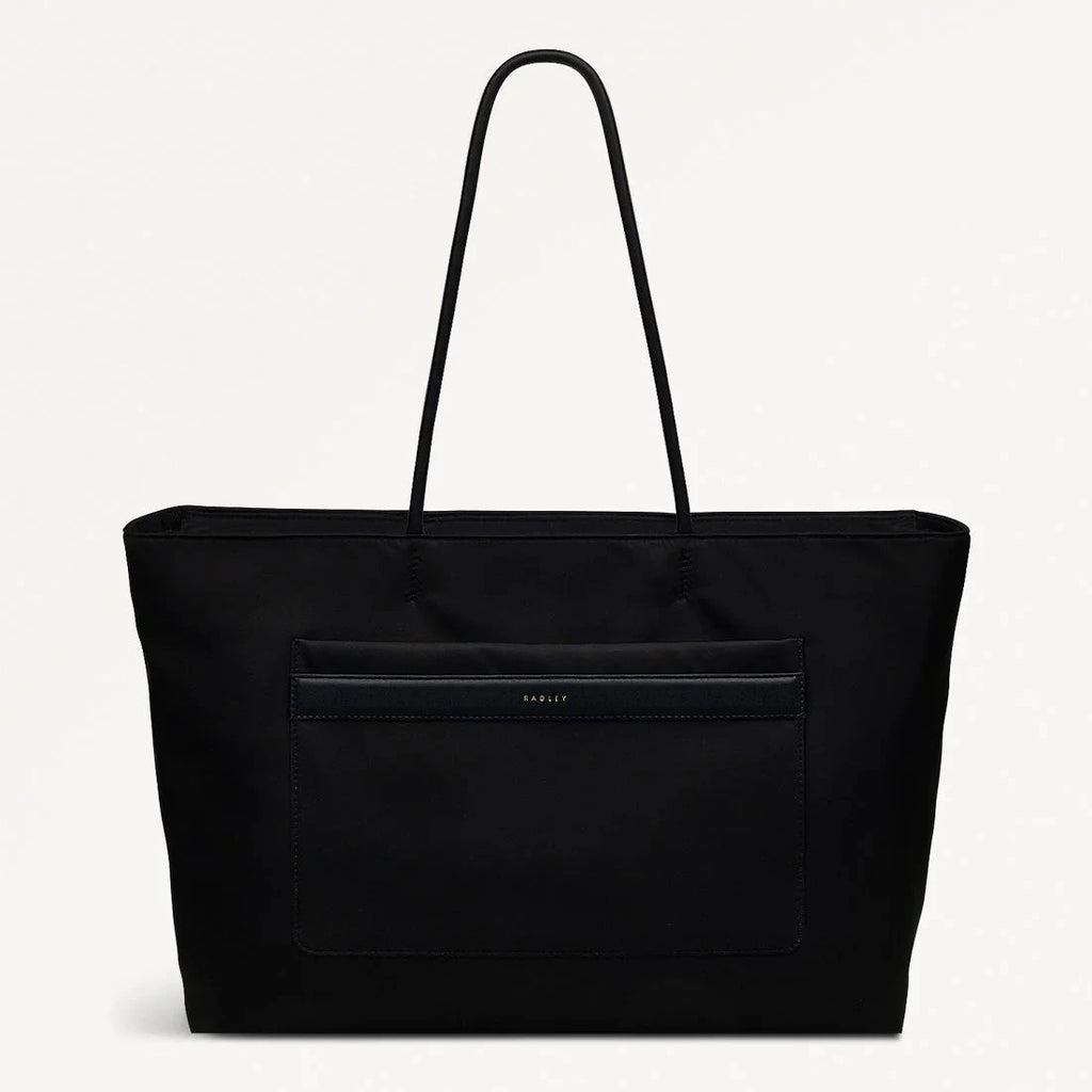 Radley Holland Park - Large Ziptop Tote Bag - Black Fabric (NWT)