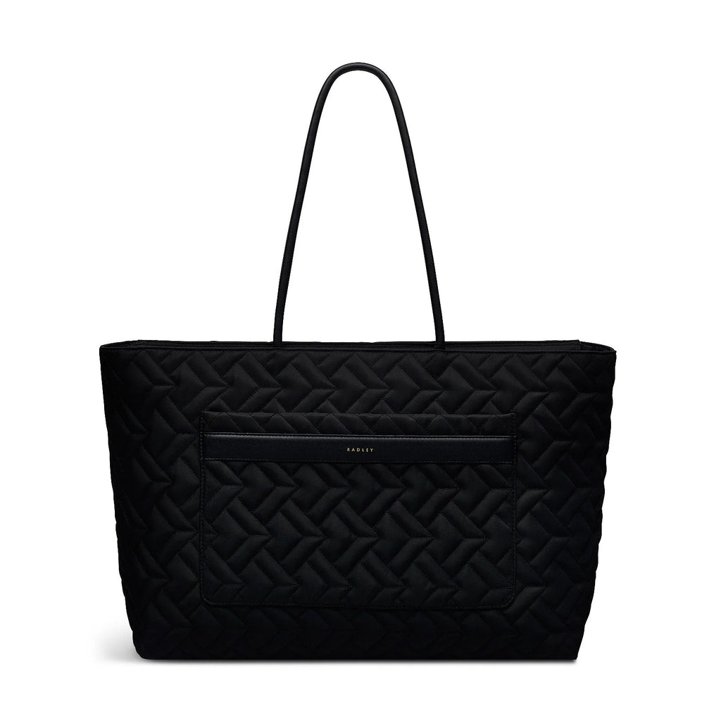 Radley Holland Park - Large Ziptop Tote Bag - Black Fabric (NWT)