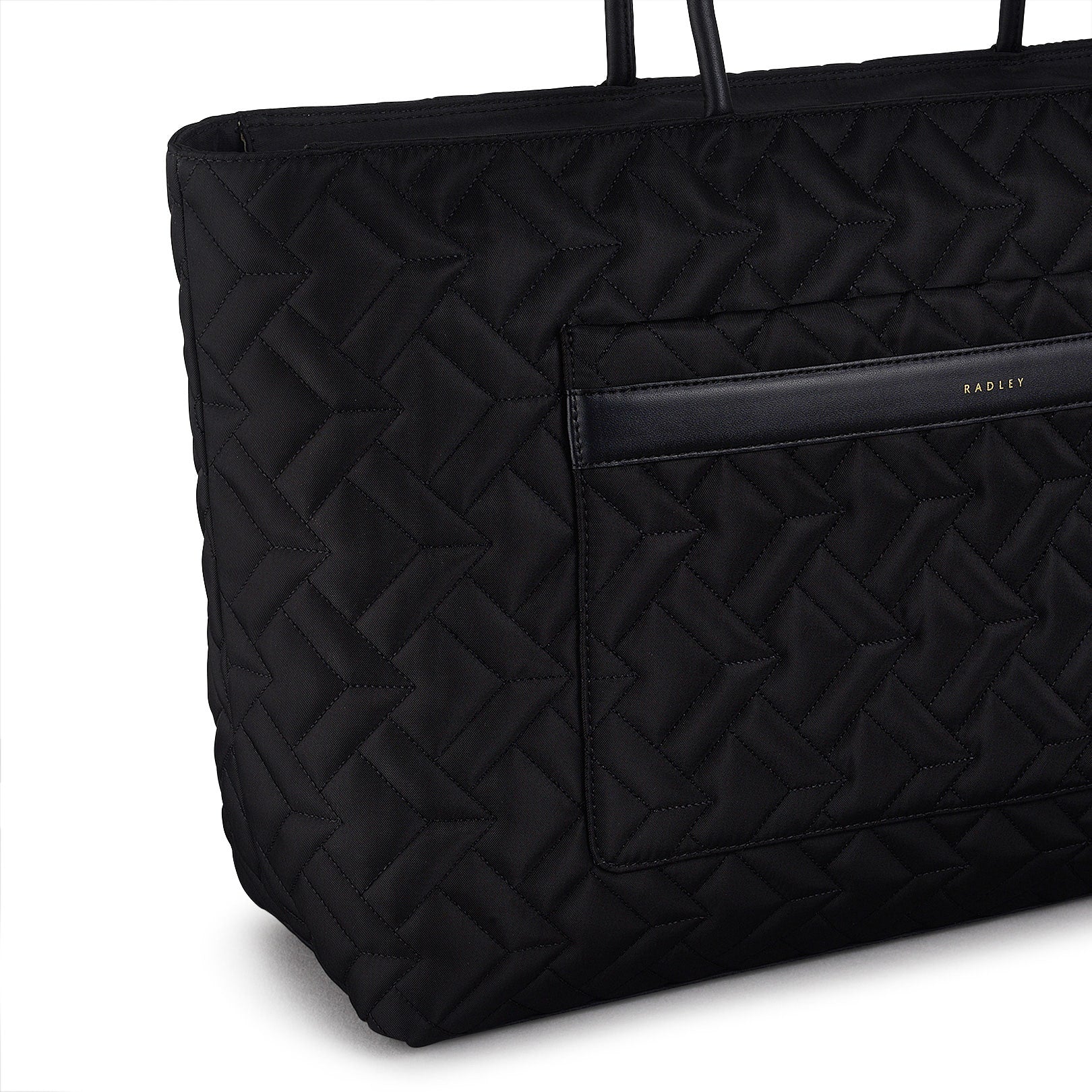 Radley Holland Park - Large Ziptop Tote Bag - Black Fabric (NWT)