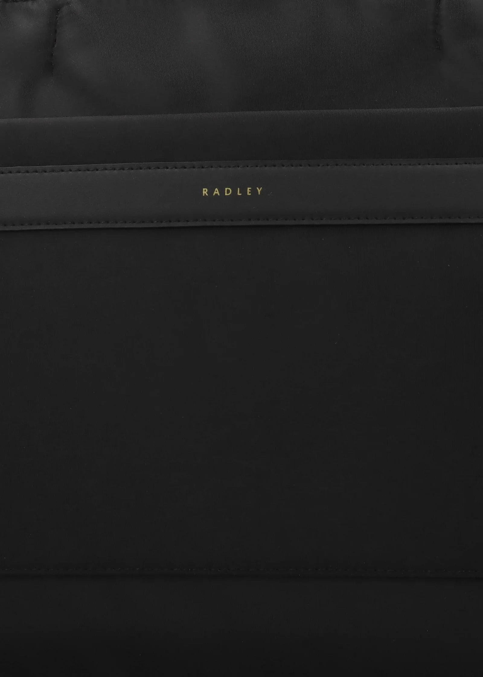Radley Holland Park - Large Ziptop Tote Bag - Black Fabric (NWT)
