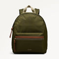 Radley Halley Row - Medium Ziptop Fabric Backpack - Dark Olive Green (NWT)