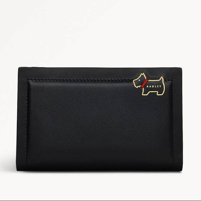 Radley Heritage Lane - Medium Bifold Purse - Black (NWT)