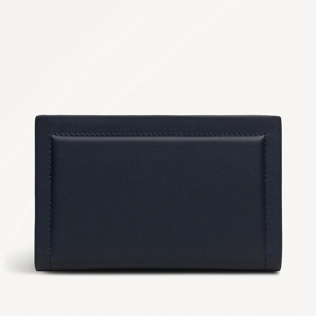 Radley Heritage Lane - Medium Bifold Purse - Ink Blue (NWT)