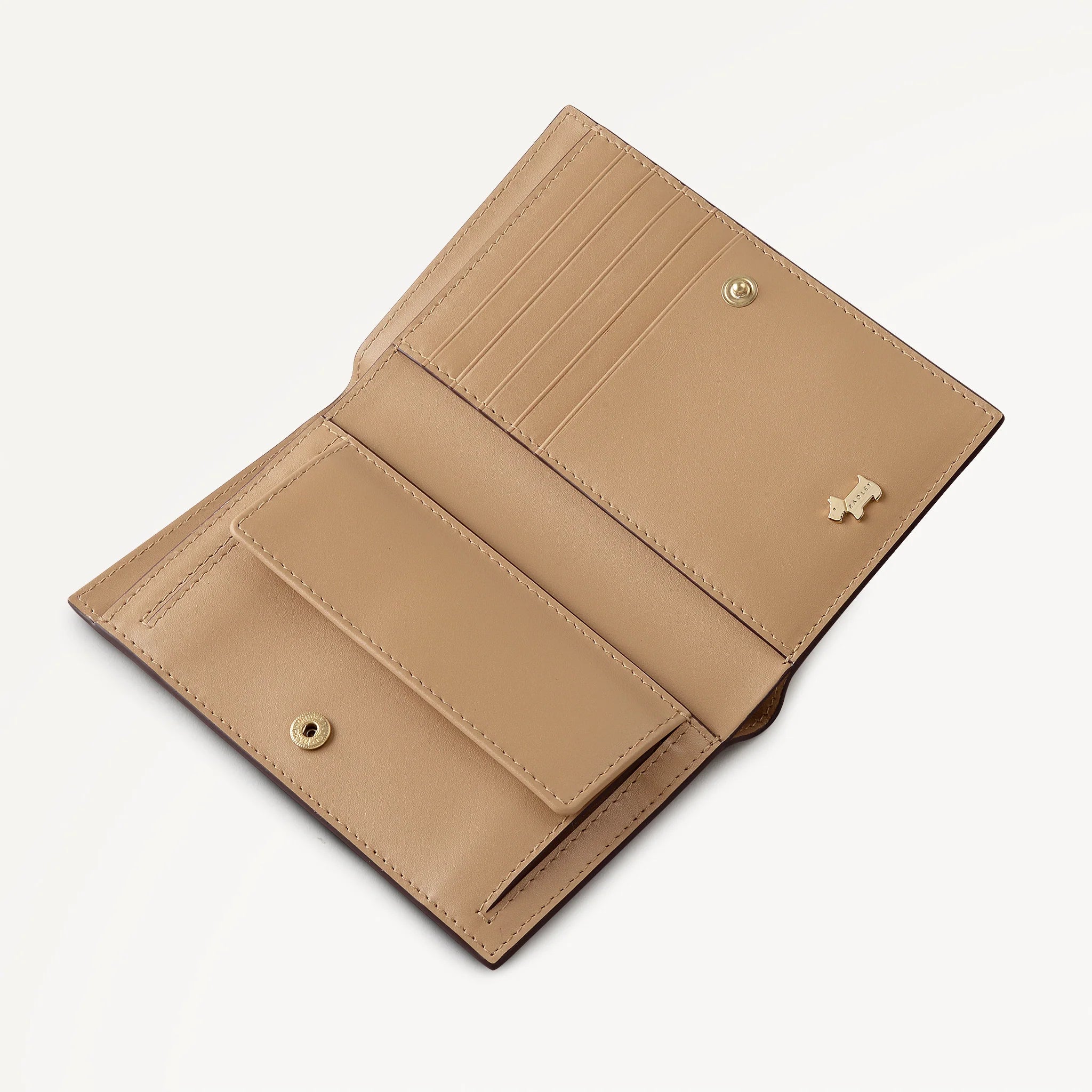 Radley Heritage Lane - Medium Bifold Purse - Sahara Brown (New With Tags)