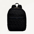 Radley Holland Park Black Quilted Fabric Medium Ziptop Backpack (NWT)