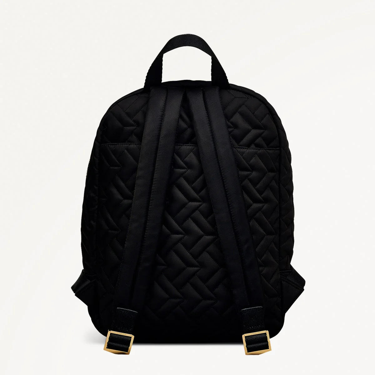 Radley Holland Park Black Quilted Fabric Medium Ziptop Backpack (NWT)