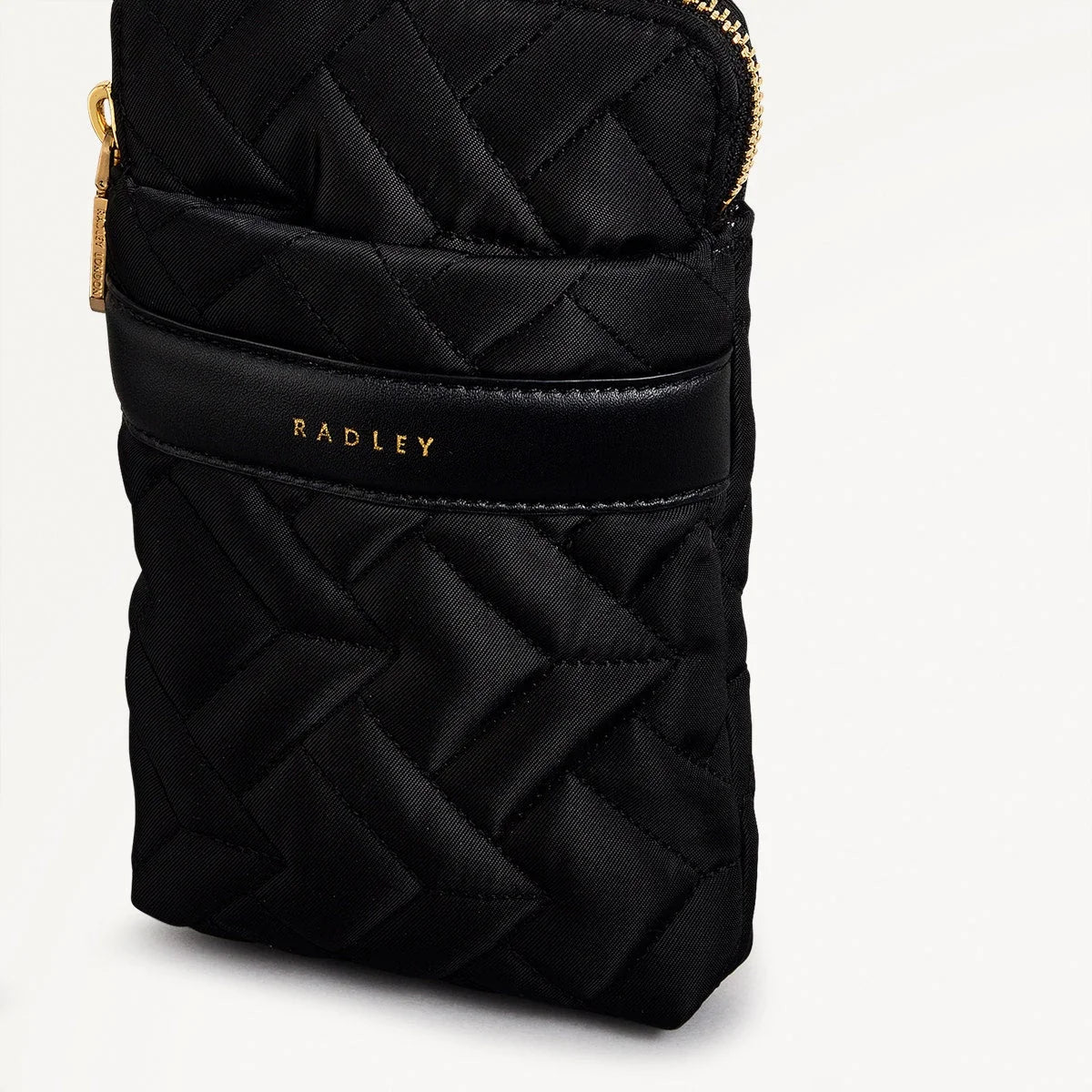 Radley Holland Park - Medium Ziparound Phone Crossbody - Black Fabric (NWT)