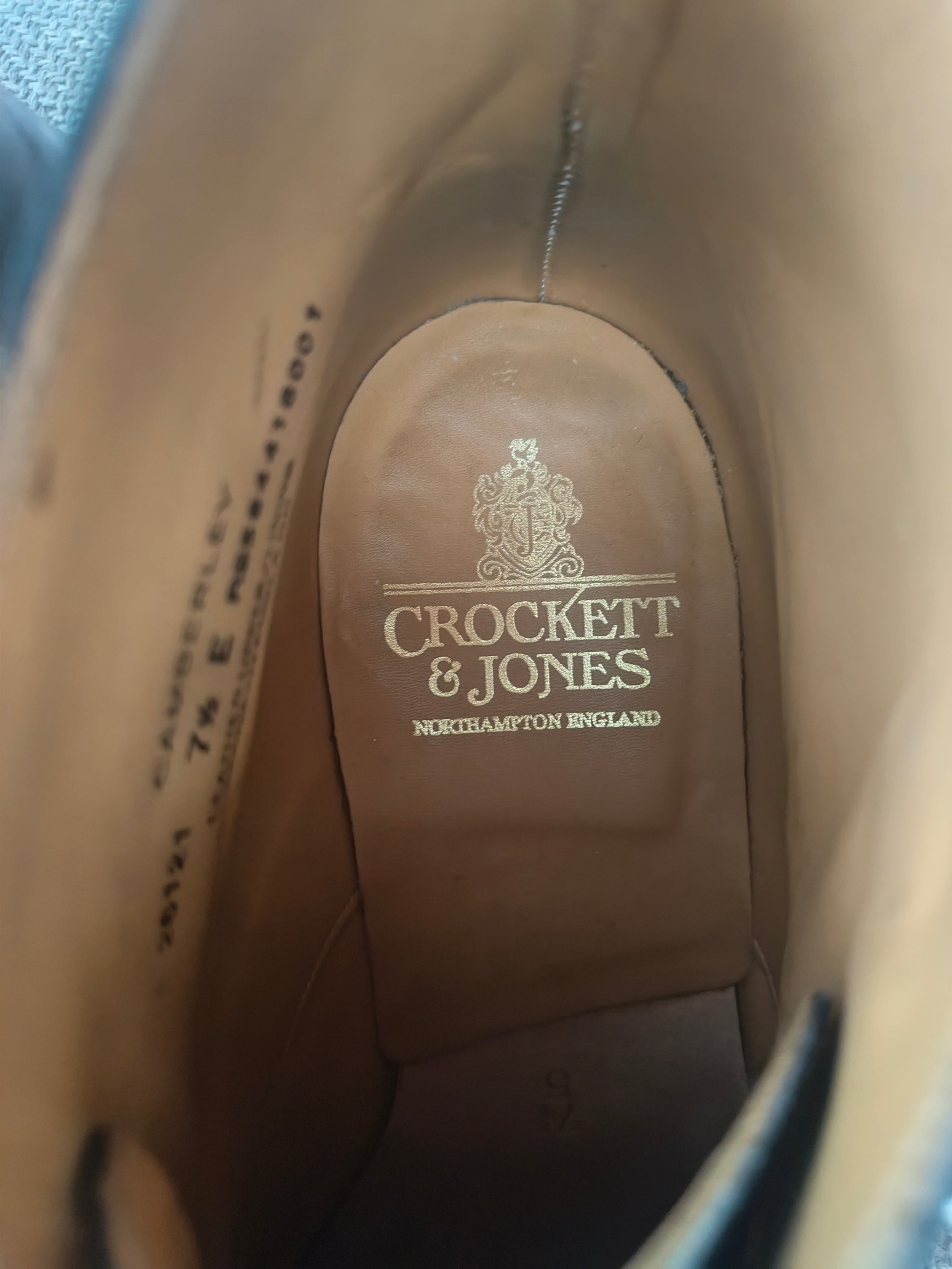 Crockett & Jones Camberley Black Monk Strap Boots - Size UK 7.5 (Shoe Trees inc)