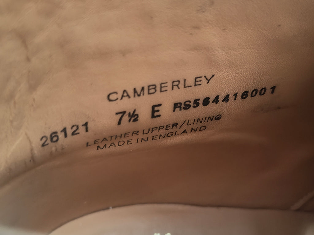 Crockett & Jones Camberley Black Monk Strap Boots - Size UK 7.5 (Shoe Trees inc)