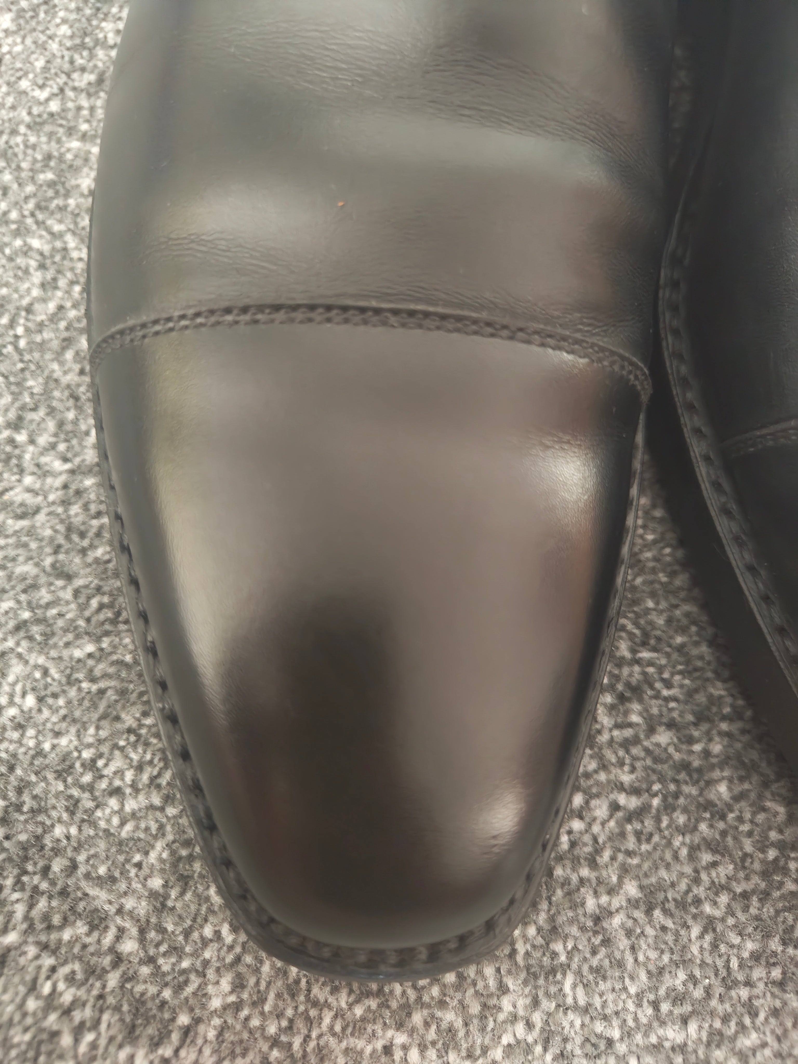 Crockett & Jones Camberley Black Monk Strap Boots - Size UK 7.5 (Shoe Trees inc)