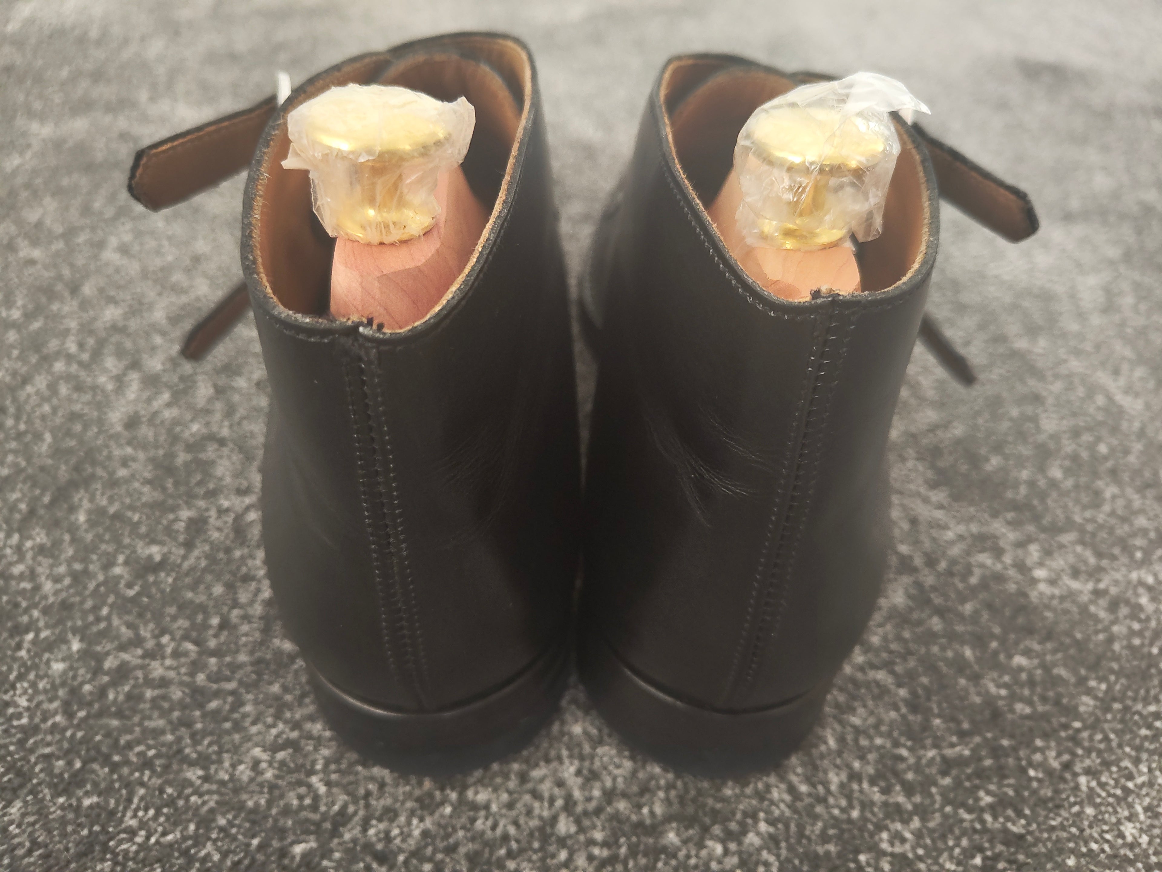 Crockett & Jones Camberley Black Monk Strap Boots - Size UK 7.5 (Shoe Trees inc)