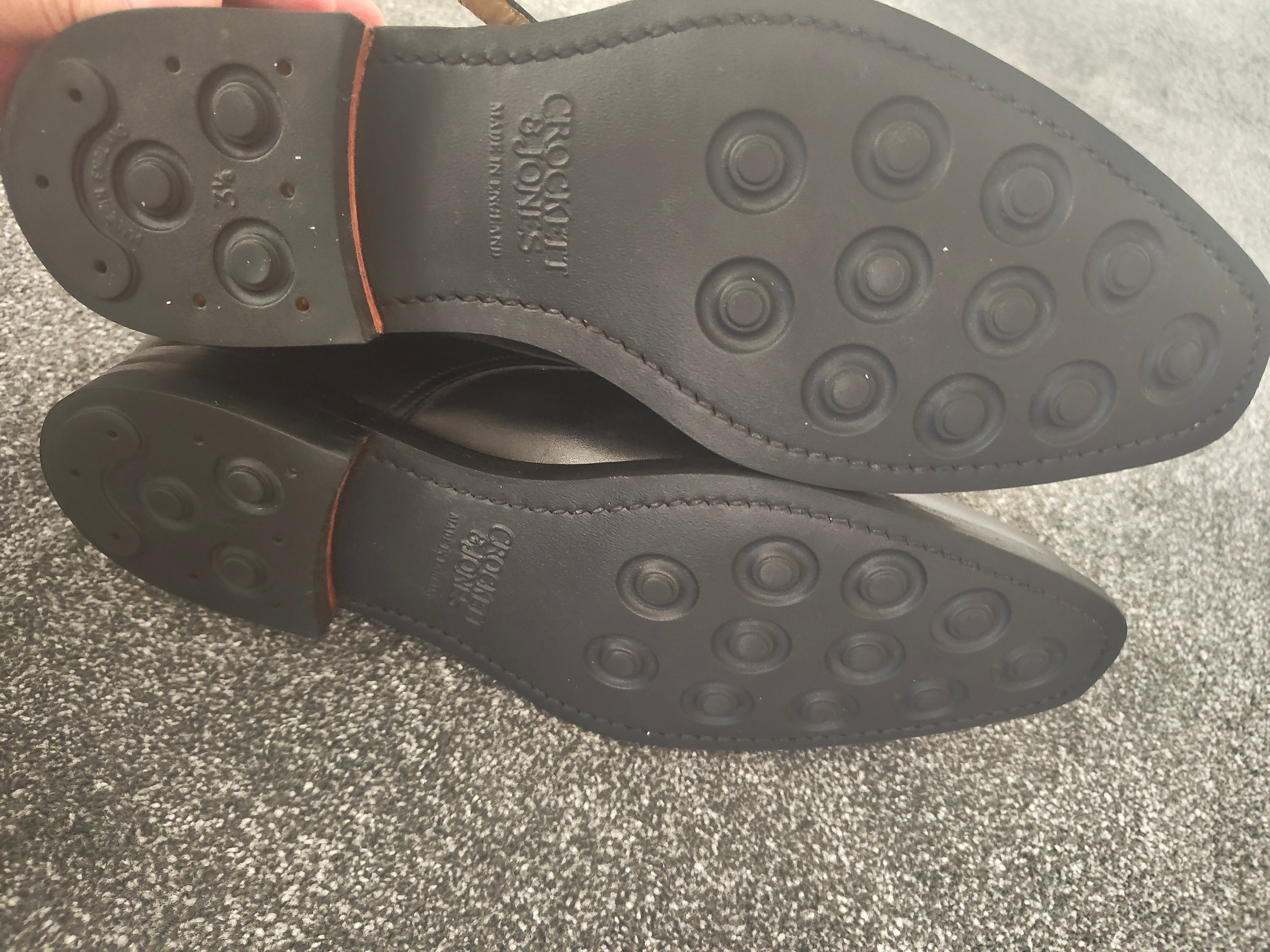 Crockett & Jones Camberley Black Monk Strap Boots - Size UK 7.5 (Shoe Trees inc)