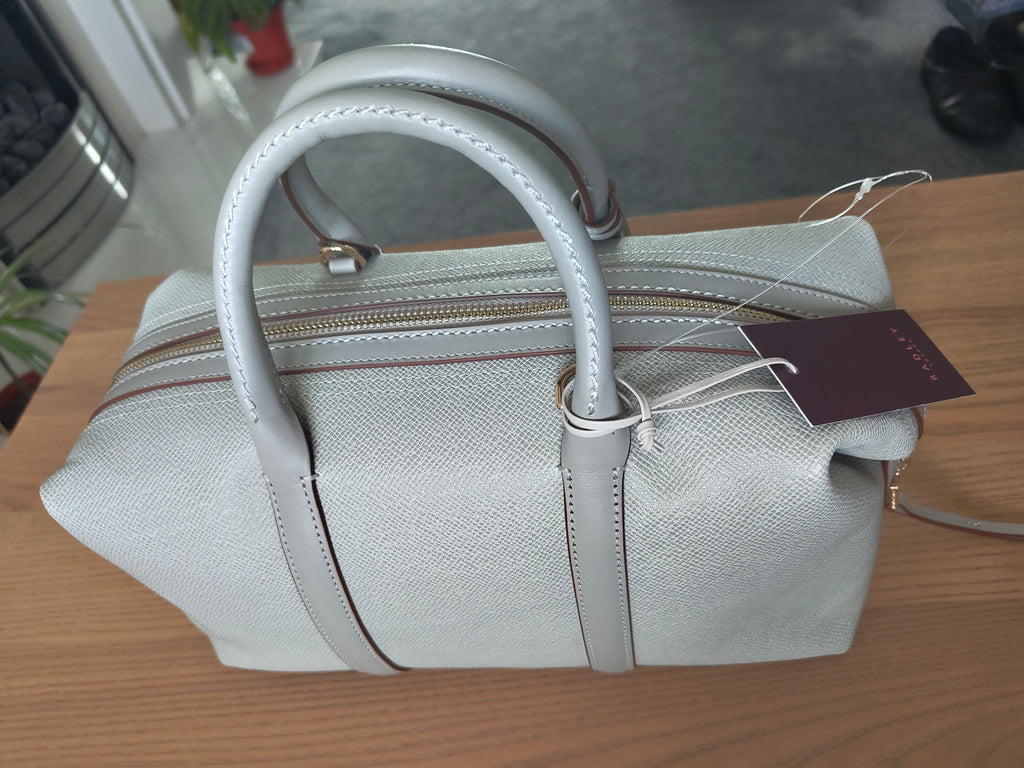 Radley Bramwell Lane - Medium Ziptop Grab - Shell Grain Leather (NWT)