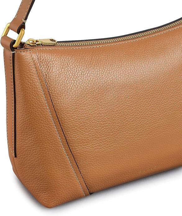 Radley Kendal Terrace - Small Ziptop Cross Body Bag - Tan Grain Leather (NWT)