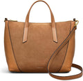 Radley Kendal Terrace - Medium Ziptop Top Handle Bag - Tan Brown Suede (NWT)