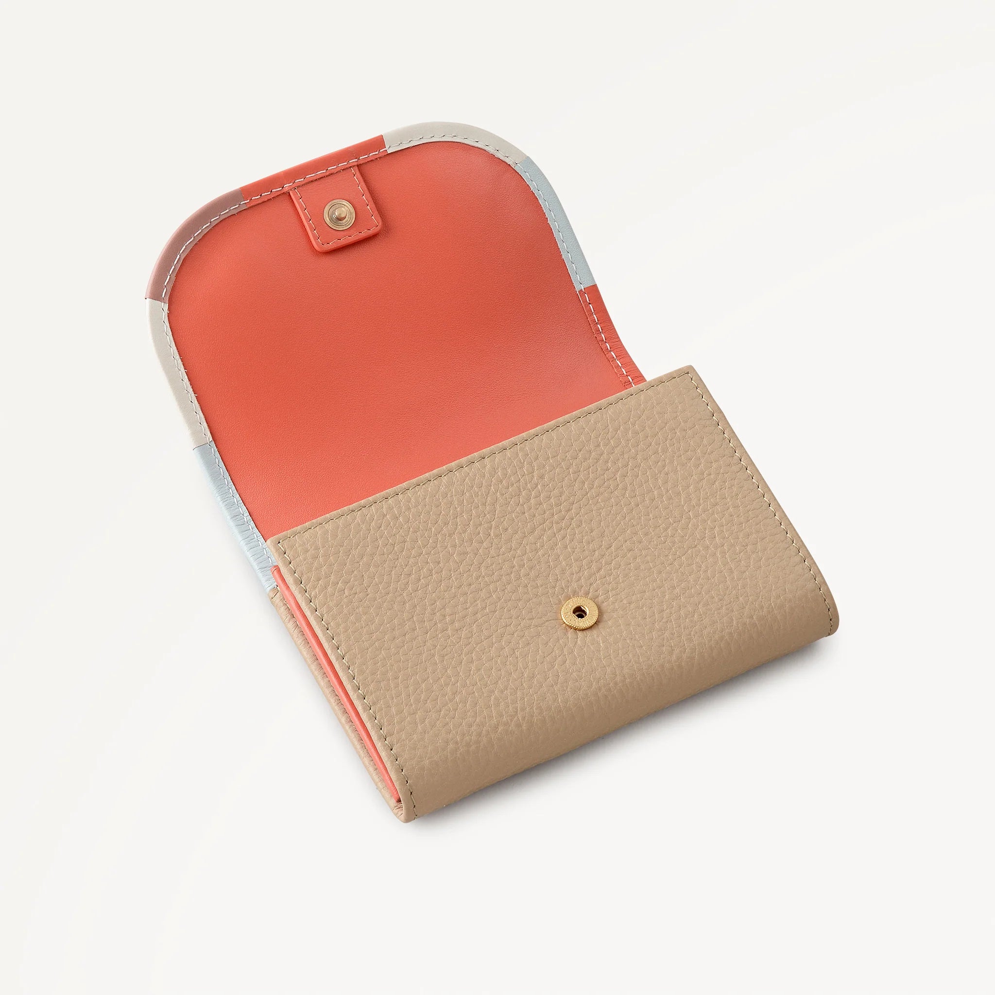 Radley Liverpool Gardens - Medium Flapover Purse - Sahara Light Brown (New)