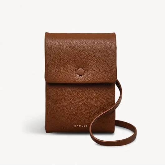 Radley Mallow Street - Medium Phone Cross Body - Saddle Brown (NWT)