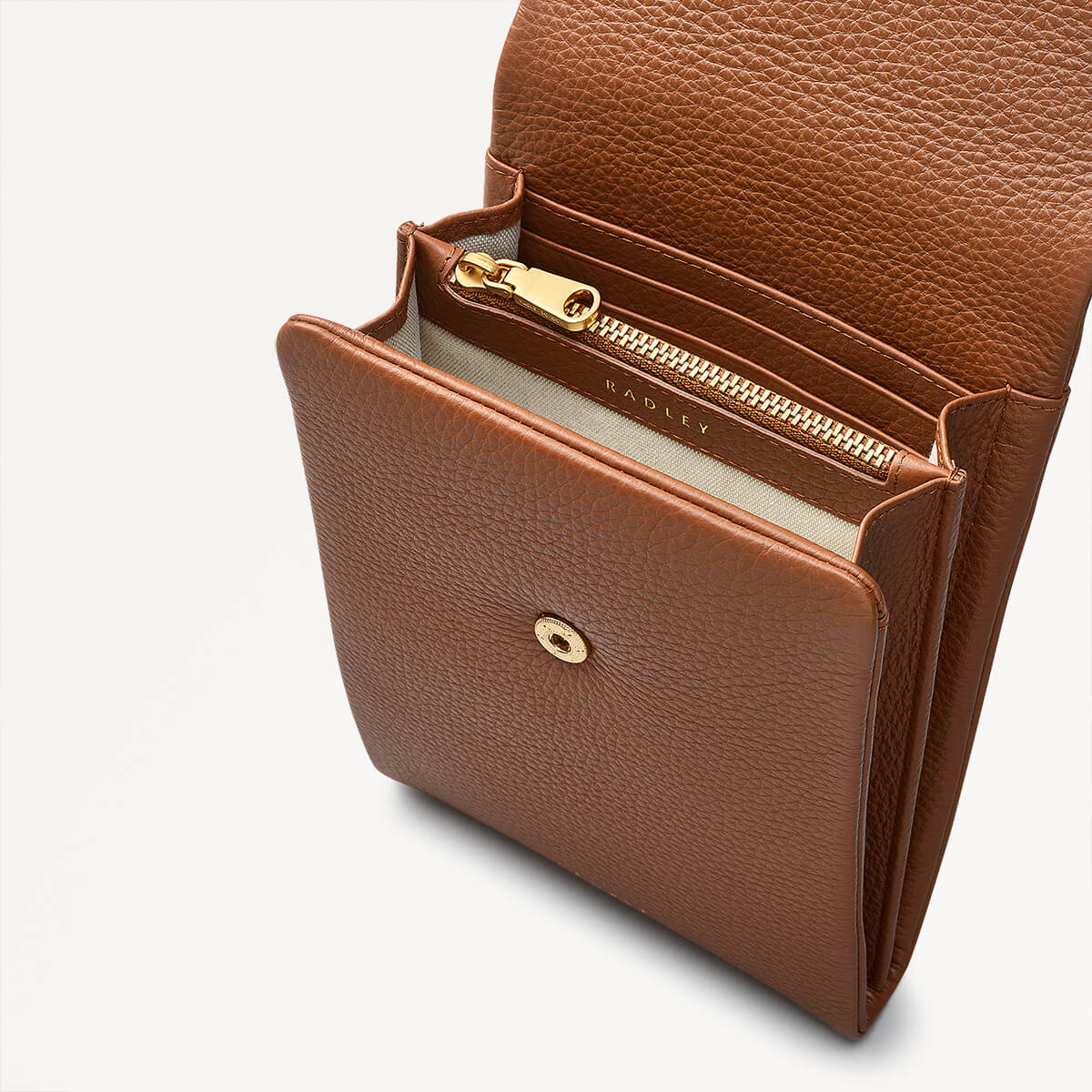 Radley Mallow Street - Medium Phone Cross Body - Saddle Brown (NWT)
