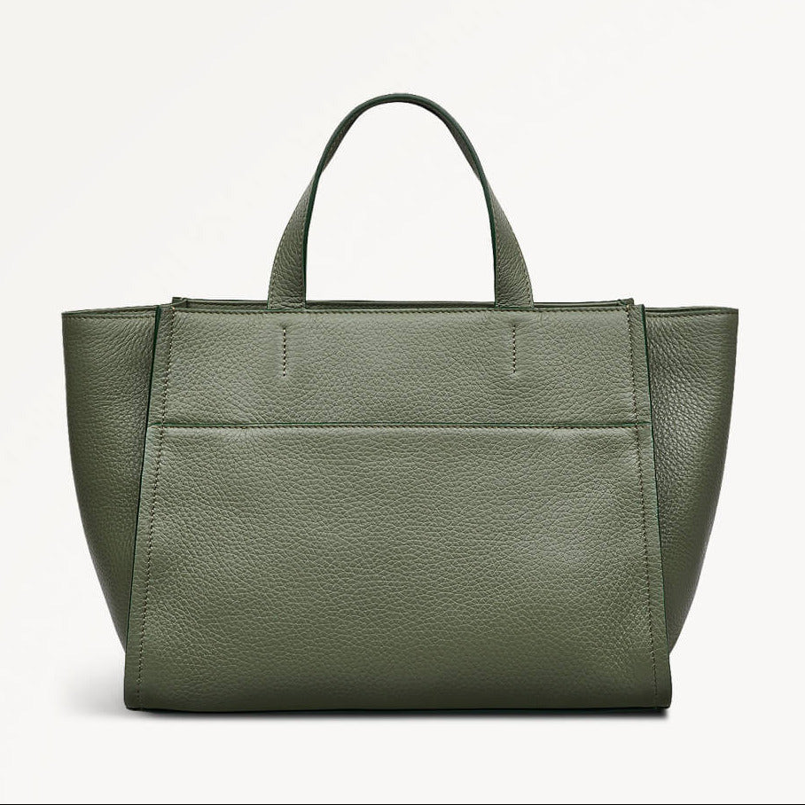 Radley Oak Street - Medium Ziptop Grab - Dark Olive Green (NWT)