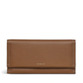 Radley Oak Street - Large Flapover Purse - Saddle Brown (NWT)