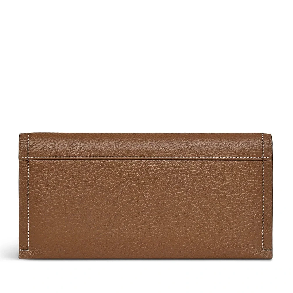 Radley Oak Street - Large Flapover Purse - Saddle Brown (NWT)