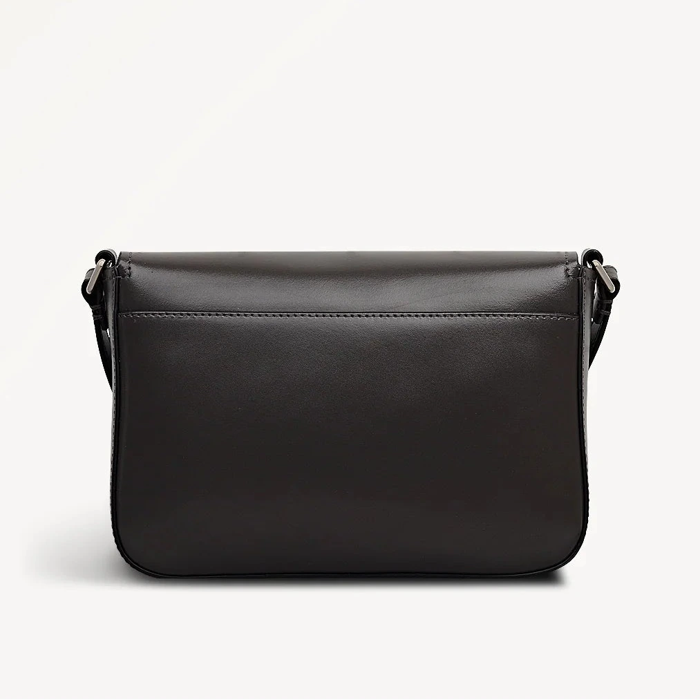Radley Percy Grove - Medium Flapover Cross Body Bag - Mouse Grey (NWT)