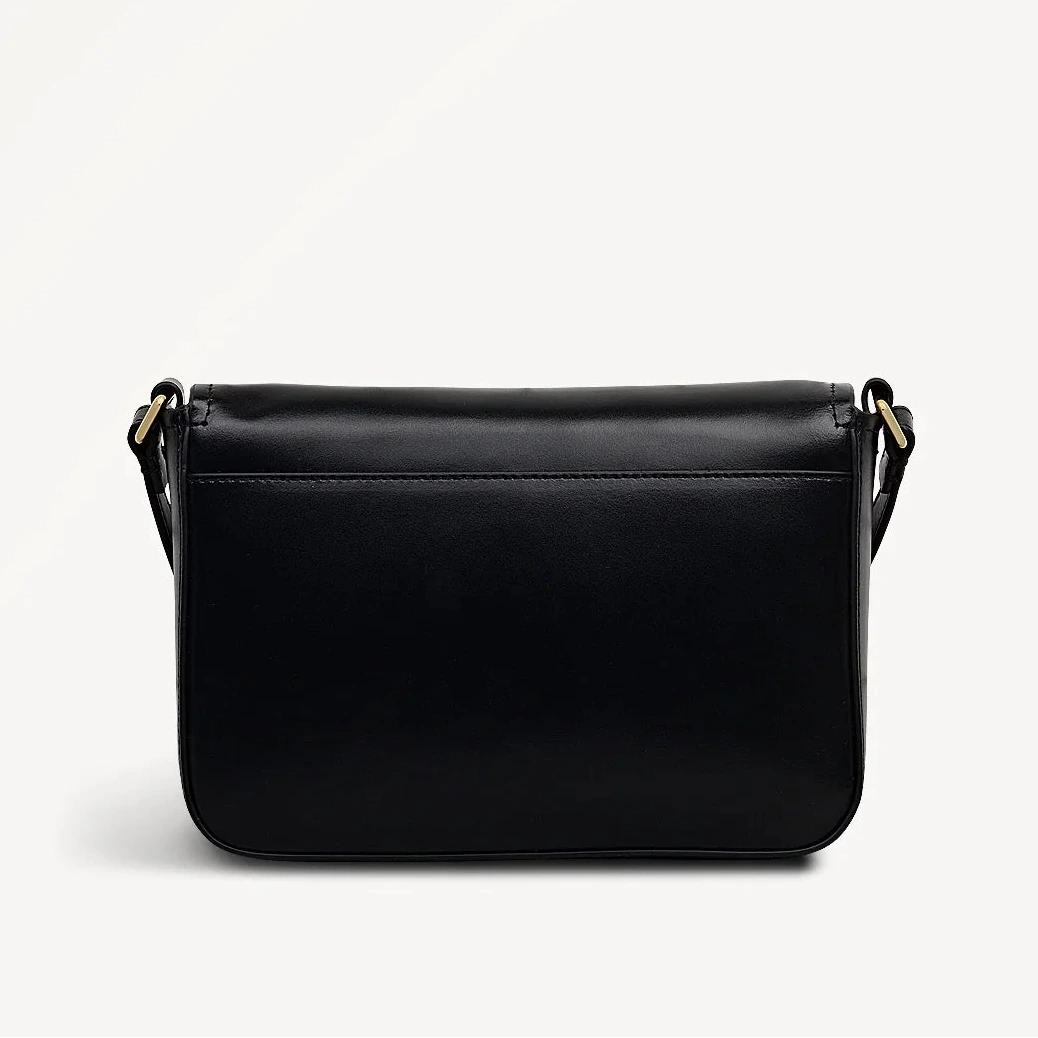 Radley Percy Grove - Medium Flapover Cross Body Bag - Black (NWT)