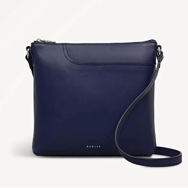Radley Pockets - Small Ziptop NS Crossbody Bag - Evenfall Blue (NWT)