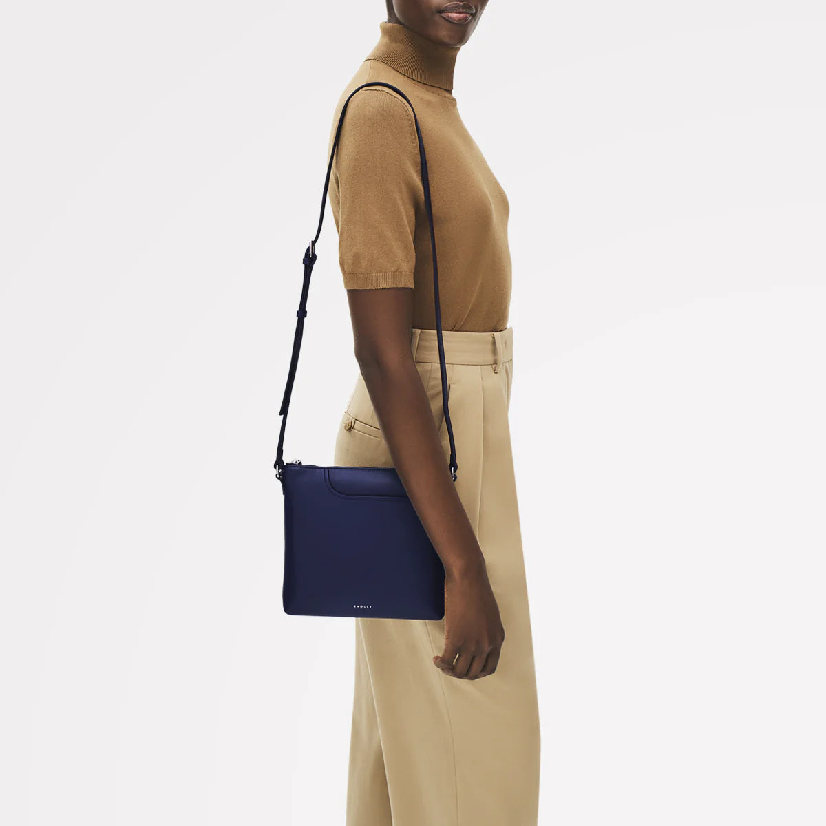 Radley Pockets - Small Ziptop NS Crossbody Bag - Evenfall Blue (NWT)
